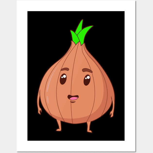 Cartoon onion Wall Art by Modern Medieval Design